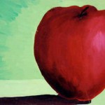 Crimson Apple (Acrylics)