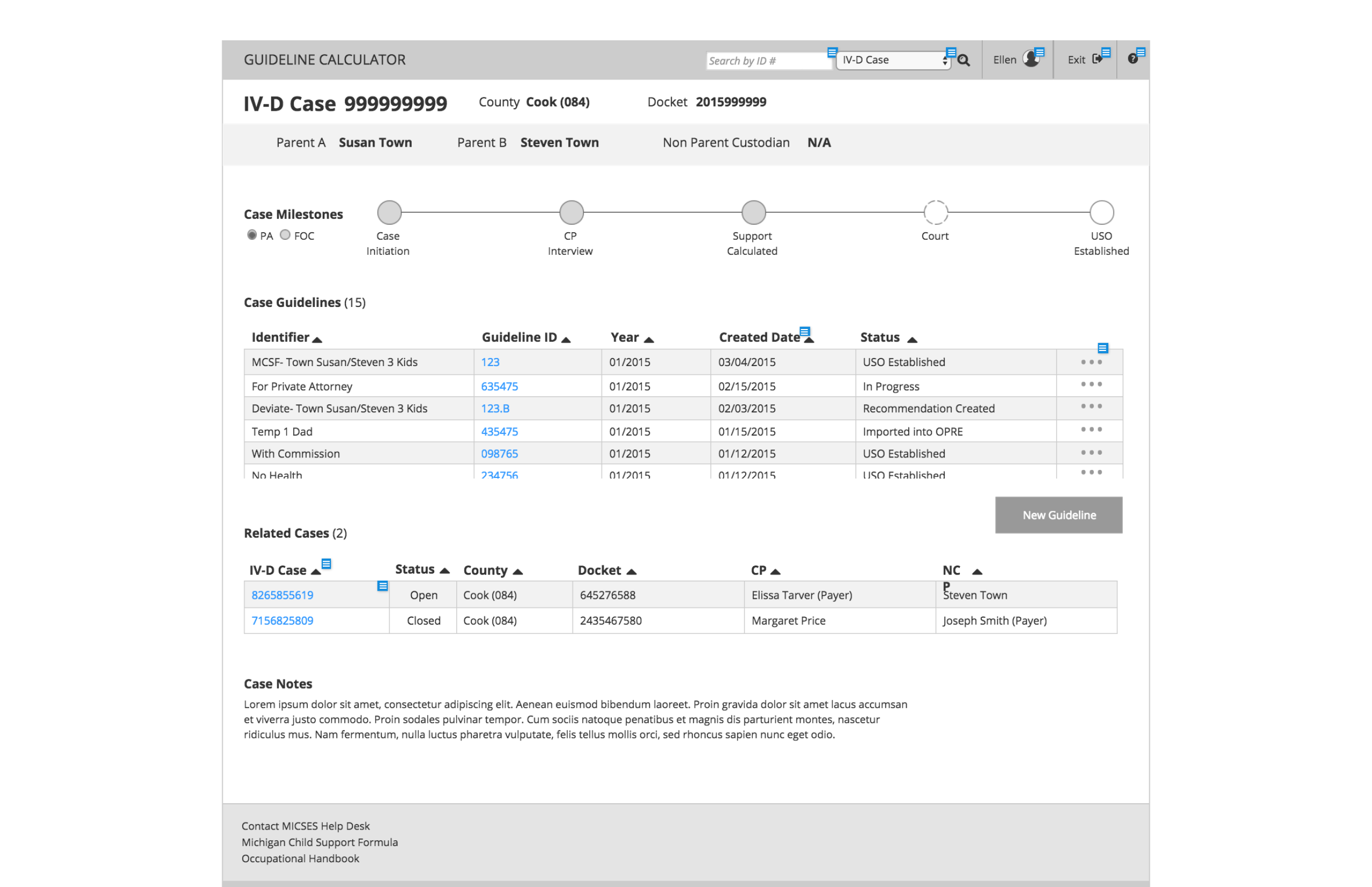 Child Support Calculator – Wires